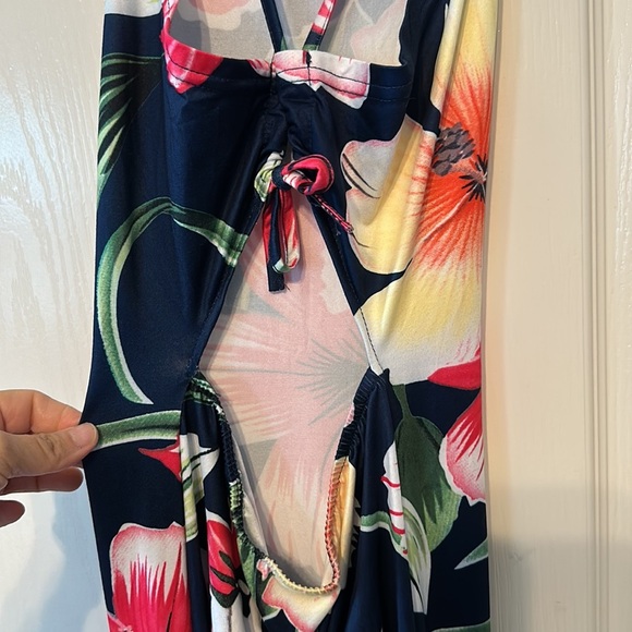 Woman’s Summer Dress Maxi Floral Open Back Size XS - Picture 5 of 12